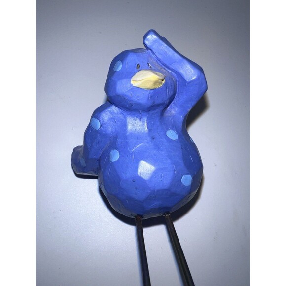 Russ Berrie &Co. Merrily Tweet Along Blue Bird shelf sitter Whimsical - Picture 2 of 7
